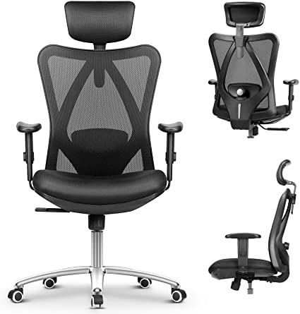Chaise de bureau ergonomique Mera Celligence avec une grande qualité  d'assise