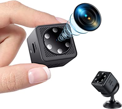 Mini caméra sans fil 1080P, petite caméra espion avec enregistrement audio  et vidéo Micro caméra de surveillance pour diffusion en direct/vision